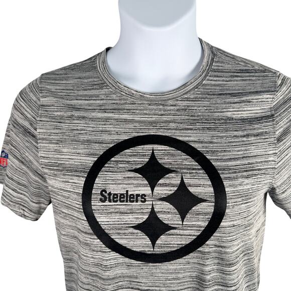 Nike Gray/Black Pittsburgh Steelers Short Sleeve Tee - Picture 2 of 12